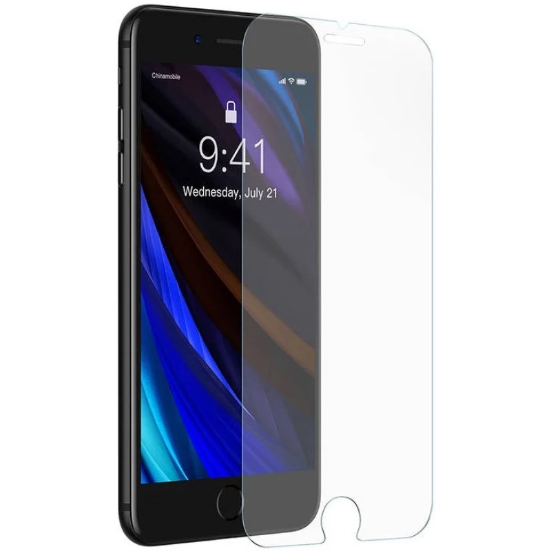 Baseus kijelzővédő üvegfólia edzett üveg 0,3 mm iPhone SE 2 / iPhone SE 3 Baseus kijelzővédő üvegfólia edzett üveg 0,3 mm iPhone SE 2 / iPhone SE 3