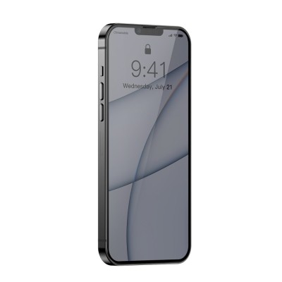 Baseus Tempered Glass Anti-spy 0.23 mm kijelzővédő üvegfólia iPhone 13 Pro Max készülékhez (2db) Baseus Tempered Glass Anti-spy 0.23 mm kijelzővédő üvegfólia iPhone 13 Pro Max készülékhez (2db)