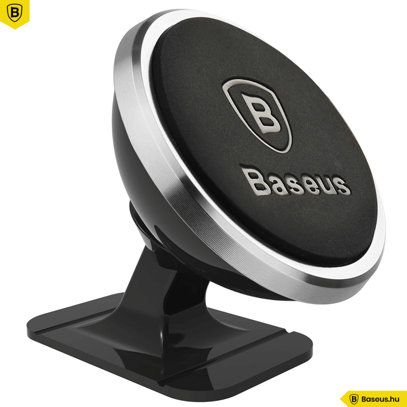 Baseus Strong Mágneses autós telefontartó műszerfalra - Ezüst Baseus Strong Mágneses autós telefontartó műszerfalra - Ezüst