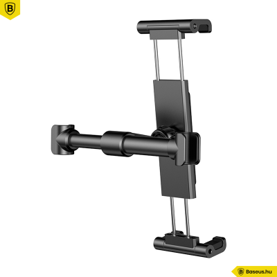 Baseus Bracket Univerzális autós tablet tartó fejtámlára - Fekete Baseus Bracket Univerzális autós tablet tartó fejtámlára - Fekete