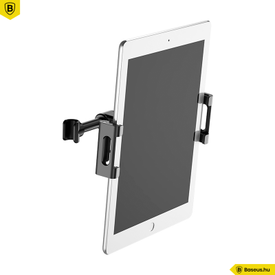 Baseus Bracket Univerzális autós tablet tartó fejtámlára - Fekete Baseus Bracket Univerzális autós tablet tartó fejtámlára - Fekete
