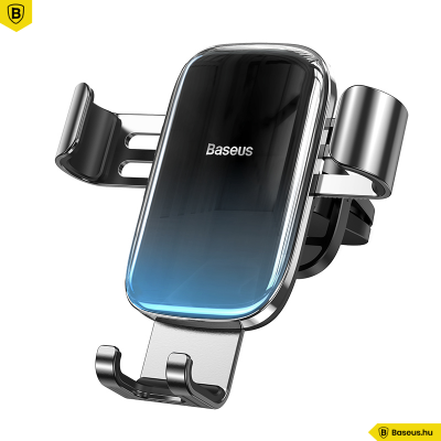 Baseus Glaze autós telefontartó szellőzőrácsra - Fekete Baseus Glaze autós telefontartó szellőzőrácsra - Fekete