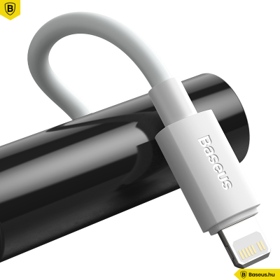 Baseus Simple Wisdom USB-C/Lightning adat/töltőkábel PD 20W 1,5m (2db) - Fehér Baseus Simple Wisdom USB-C/Lightning adat/töltőkábel PD 20W 1,5m (2db) - Fehér