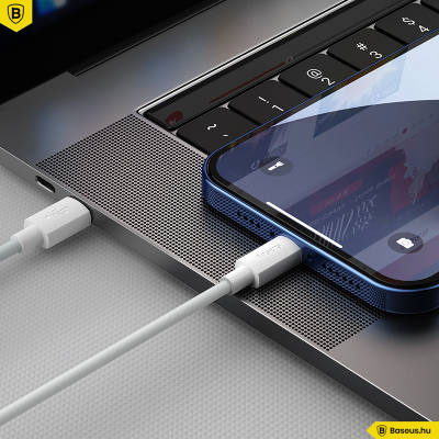Baseus Simple Wisdom USB-C/Lightning adat/töltőkábel PD 20W 1,5m (2db) - Fehér Baseus Simple Wisdom USB-C/Lightning adat/töltőkábel PD 20W 1,5m (2db) - Fehér