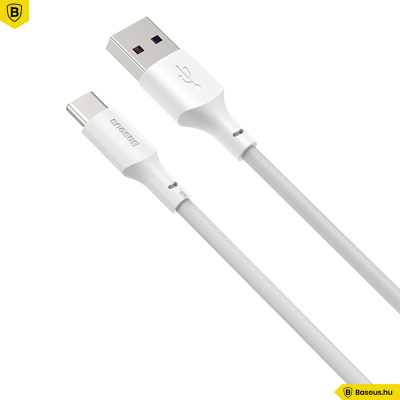 Baseus Simple Wisdom USB-C adat/töltőkábel PD 40W 5A 1,5m (2db) - Fehér Baseus Simple Wisdom USB-C adat/töltőkábel PD 40W 5A 1,5m (2db) - Fehér
