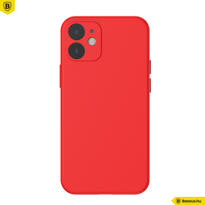 Baseus iPhone 12 Mini rugalmas gél tok - Piros Baseus iPhone 12 Mini rugalmas gél tok - Piros