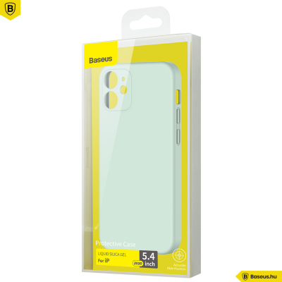 Baseus iPhone 12 Mini rugalmas gél tok - Menta Baseus iPhone 12 Mini rugalmas gél tok - Menta