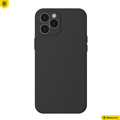 Baseus iPhone 12 Pro rugalmas gél tok - Fekete Baseus iPhone 12 Pro rugalmas gél tok - Fekete
