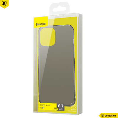 Baseus iPhone 12 Pro Max rugalmas Wing tok - Fekete Baseus iPhone 12 Pro Max rugalmas Wing tok - Fekete