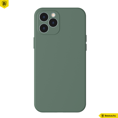 Baseus iPhone 12 Pro Max rugalmas gél tok - Sötétzöld Baseus iPhone 12 Pro Max rugalmas gél tok - Sötétzöld