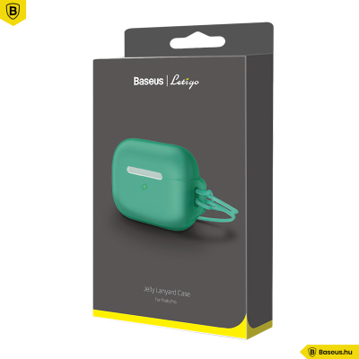 Baseus Lets go szilikon Airpods Pro védőtok - Zöld Baseus Lets go szilikon Airpods Pro védőtok - Zöld