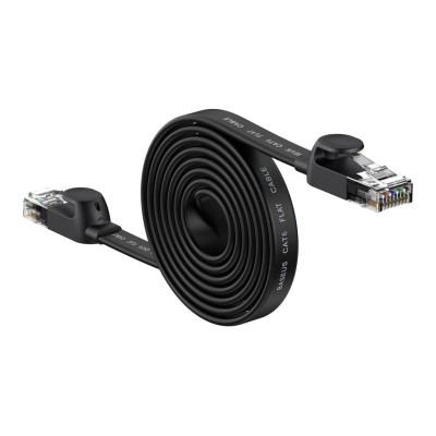 Baseus Ethernet RJ45 hálózati kábel, 1Gbps, 2m (fekete)