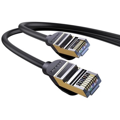 Baseus Ethernet RJ45 hálózati kábel, 10Gbps, 0,5m (fekete) Baseus Ethernet RJ45 hálózati kábel, 10Gbps, 0,5m (fekete)
