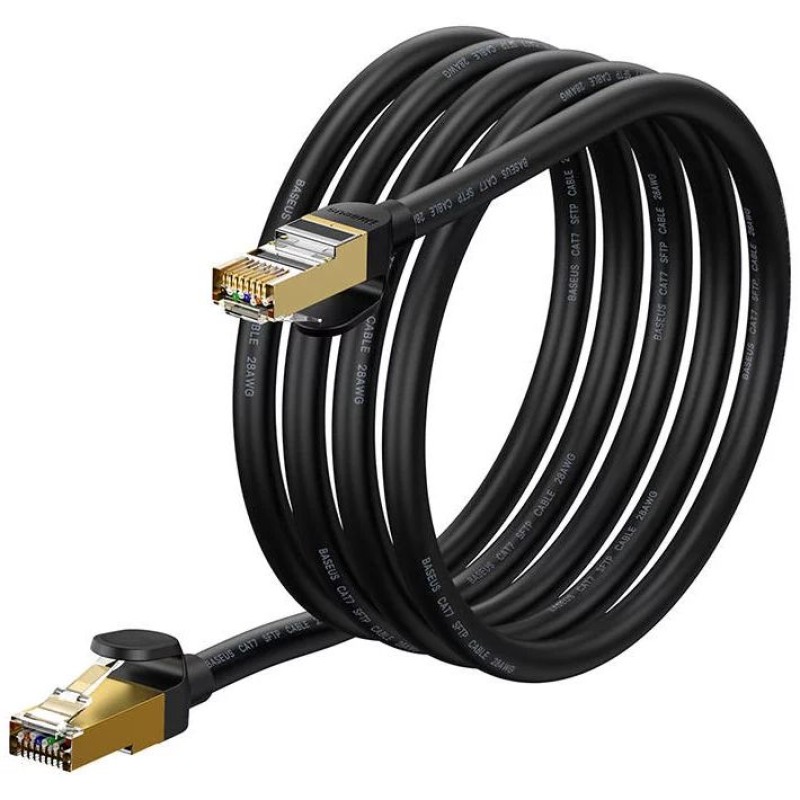 Baseus Ethernet RJ45 hálózati kábel, 10Gbps, 2m (fekete) Baseus Ethernet RJ45 hálózati kábel, 10Gbps, 2m (fekete)