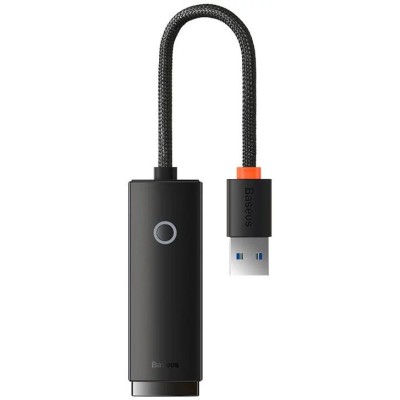 Baseus Lite Series USB – RJ45 hálózati adapter (fekete) Baseus Lite Series USB – RJ45 hálózati adapter (fekete)