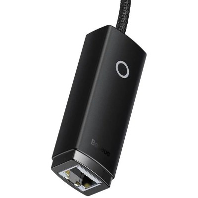 Baseus Lite Series USB – RJ45 hálózati adapter (fekete) Baseus Lite Series USB – RJ45 hálózati adapter (fekete)