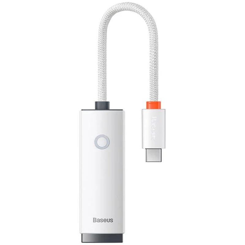 Baseus Lite Series USB-C – RJ45 hálózati adapter, 100Mbps (fehér) Baseus Lite Series USB-C – RJ45 hálózati adapter, 100Mbps (fehér)