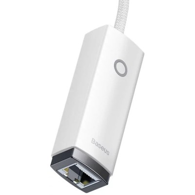 Baseus Lite Series USB-C – RJ45 hálózati adapter, 100Mbps (fehér) Baseus Lite Series USB-C – RJ45 hálózati adapter, 100Mbps (fehér)