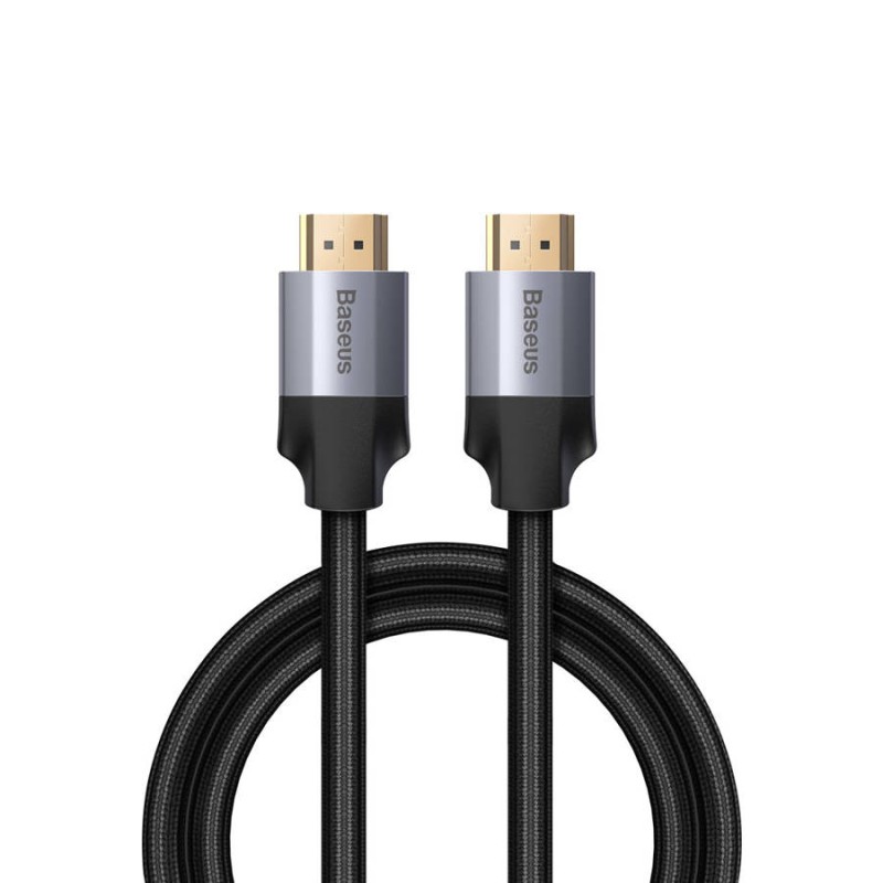Baseus Enjoyment Series HDMI kábel, 4K, 0.75m (fekete - szürke) Baseus Enjoyment Series HDMI kábel, 4K, 0.75m (fekete - szürke)