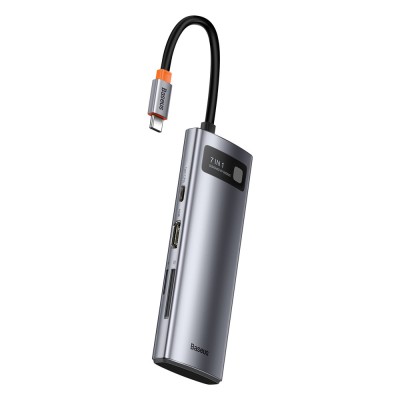 Baseus adapter 7 az 1-ben USB-C hub 2x USB 3.0 + HDMI + USB-C PD Baseus adapter 7 az 1-ben USB-C hub 2x USB 3.0 + HDMI + USB-C PD