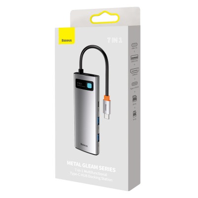 Baseus adapter 7 az 1-ben USB-C hub 2x USB 3.0 + HDMI + USB-C PD Baseus adapter 7 az 1-ben USB-C hub 2x USB 3.0 + HDMI + USB-C PD