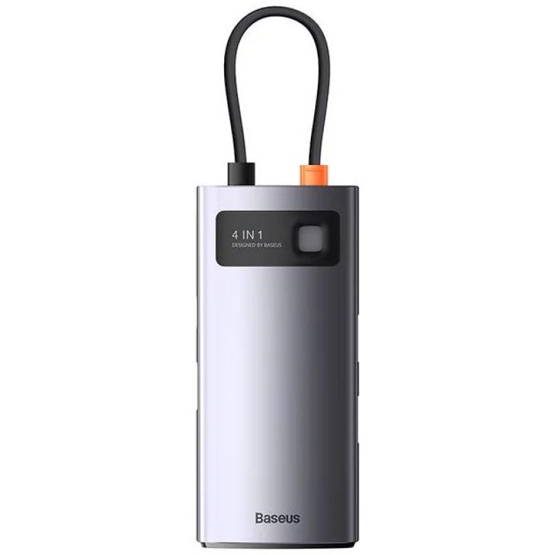 Baseus Metal Gleam Series 4 az 1-ben hub, USB-C - 4x USB 3.0 Baseus Metal Gleam Series 4 az 1-ben hub, USB-C - 4x USB 3.0