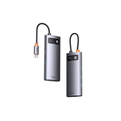 Baseus Metal Gleam Series 4 az 1-ben hub, USB-C - 4x USB 3.0 Baseus Metal Gleam Series 4 az 1-ben hub, USB-C - 4x USB 3.0