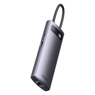 Baseus StarJoy Series Hub 6 az 1-ben USB-C to 3x USB 3.0 + HDMI + USB-C PD + RJ45 Baseus StarJoy Series Hub 6 az 1-ben USB-C to 3x USB 3.0 + HDMI + USB-C PD + RJ45
