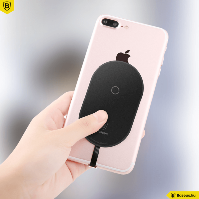 Baseus Microszálas iPhone Lightning wireless adapter - Fekete Baseus Microszálas iPhone Lightning wireless adapter - Fekete