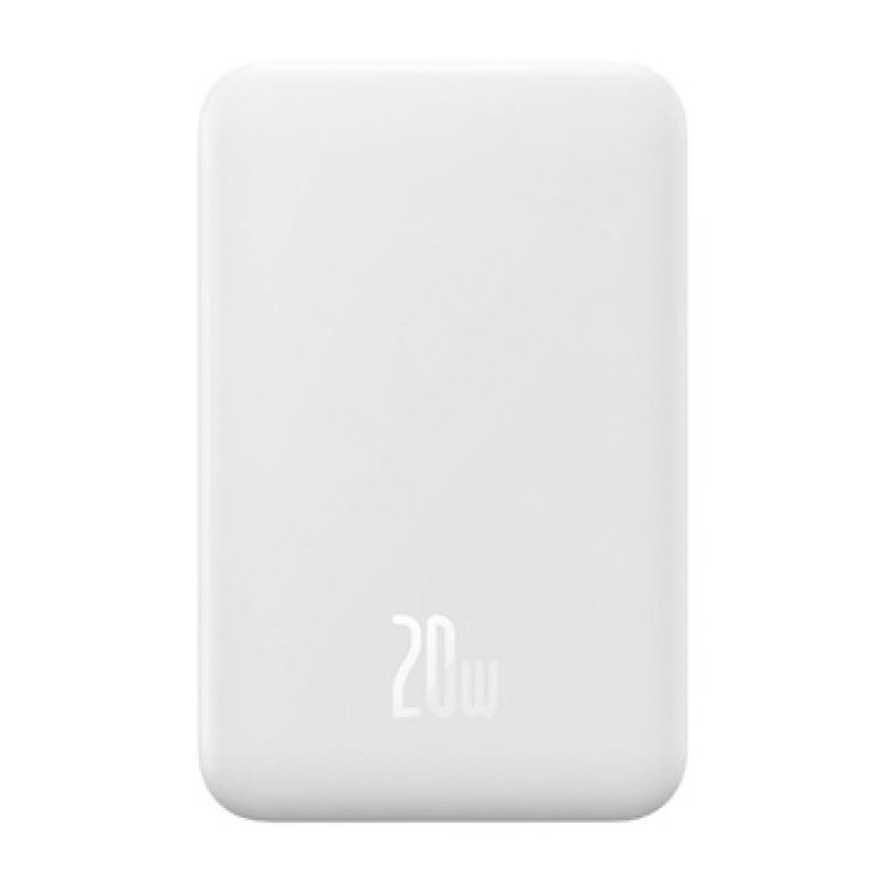 Baseus EnerFill FM41 mágneses powerbank 20000 mAh, 20W – fehér Baseus EnerFill FM41 mágneses powerbank 20000 mAh, 20W – fehér