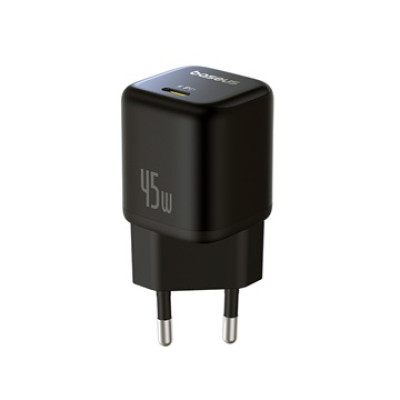 Baseus PicoGo GaN hálózati töltő 45W, USB-C – fekete