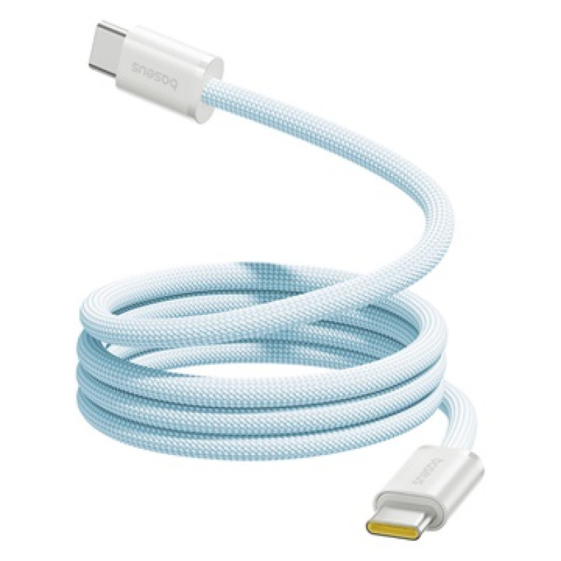 Baseus Dynamic 4 Pro Magnetic USB-C–USB-C kábel, 100W, 1 m – kék Baseus Dynamic 4 Pro Magnetic USB-C–USB-C kábel, 100W, 1 m – kék